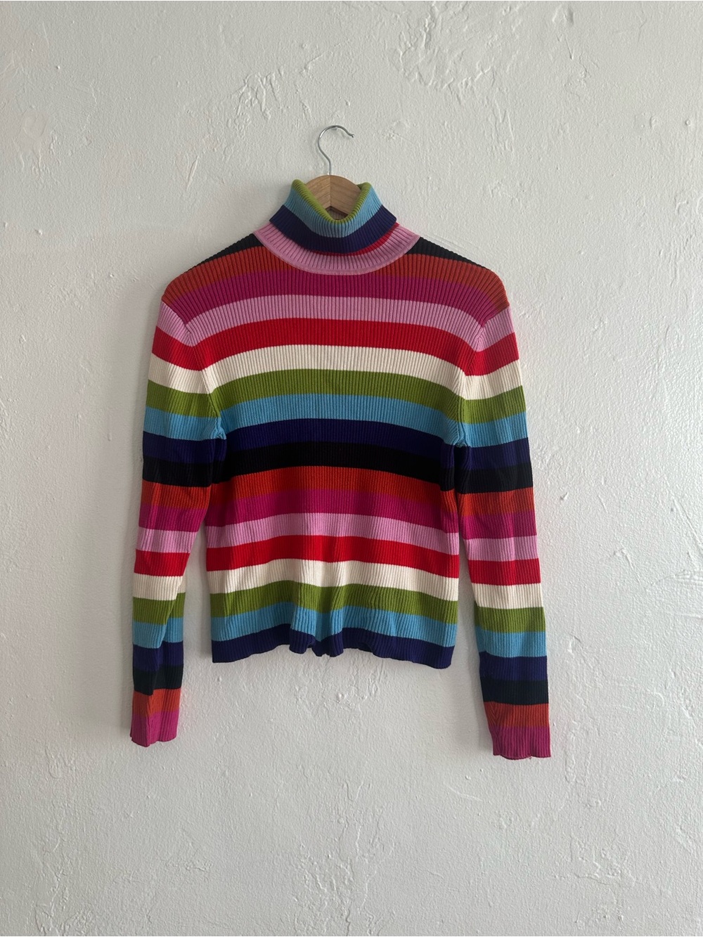 Pierre Cardin Multicolor Striped Turtleneck Sweater